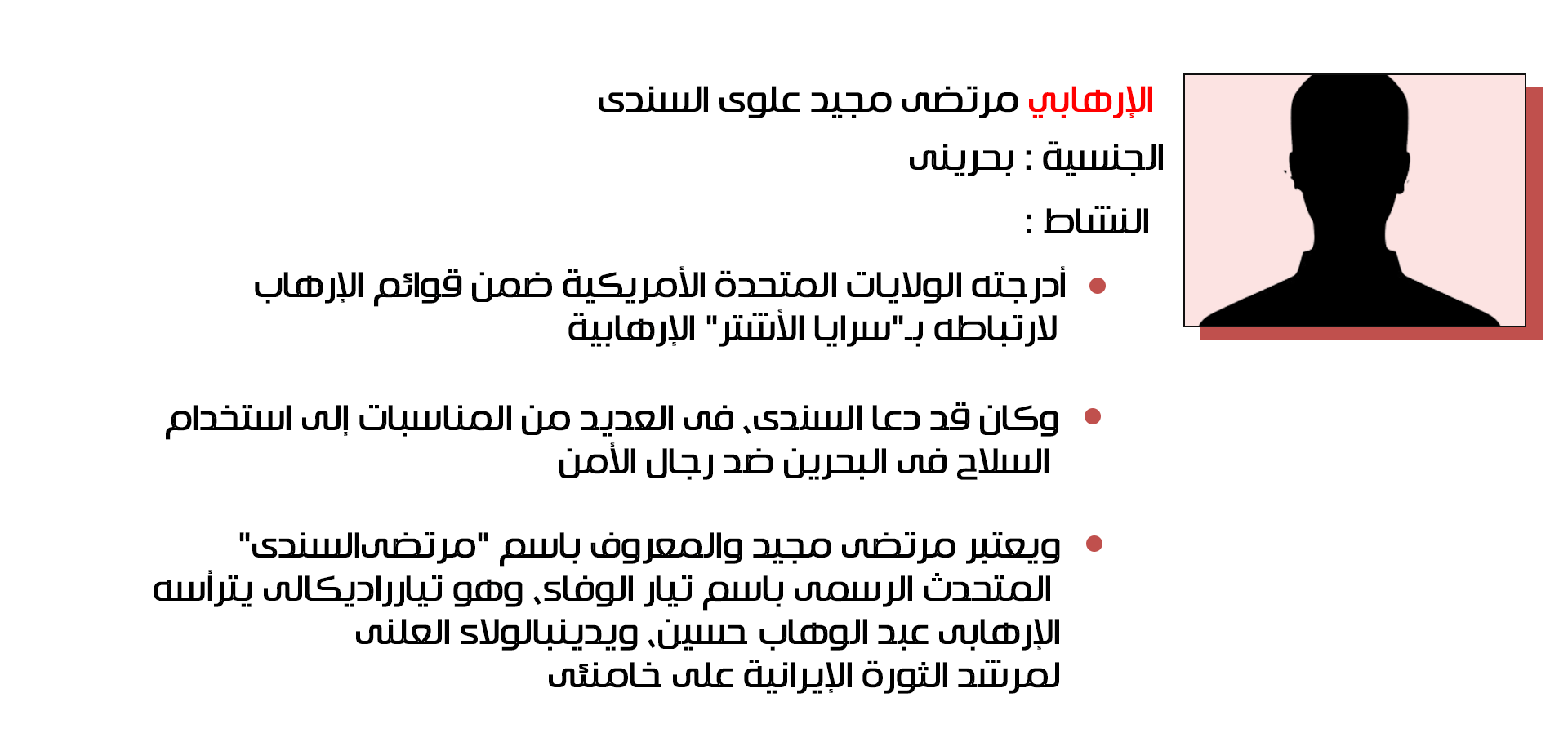 مرتضى مجيد علوي السندي - البحرين