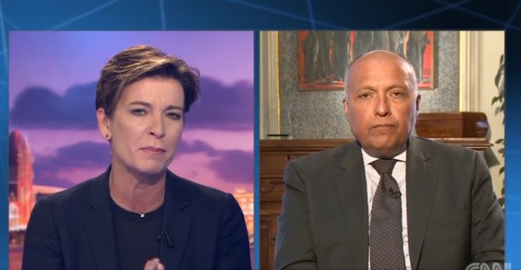 سامح شكرى في تصريحات لشبكة سى ان ان