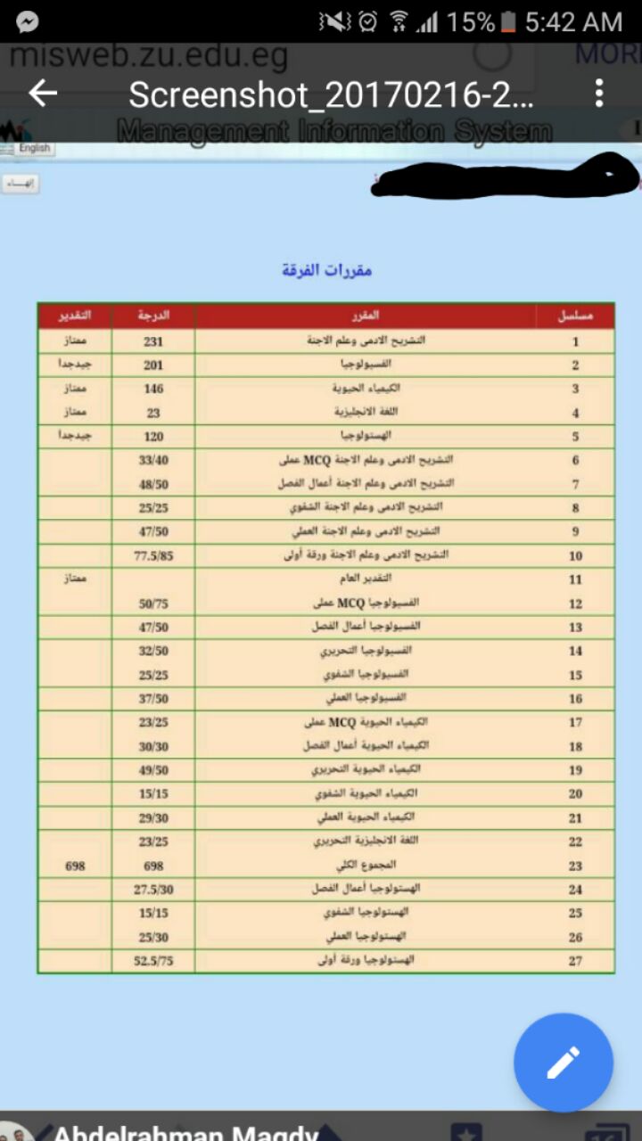 2-نتيجة تانية طب الزقازيق