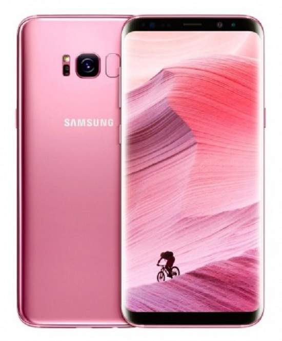 بلسGalaxy S8  باللون الوردى