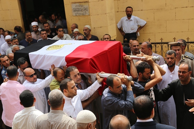 جنازة الشهيد ملازم أول تامر عبدالحافظ  (1)