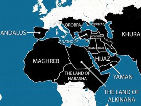 خريطة داعش 