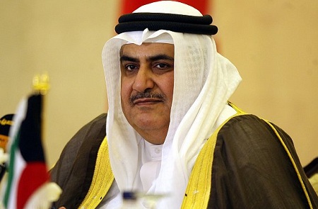 وزير الخارجية البحرينى الشيخ خالد بن أحمد