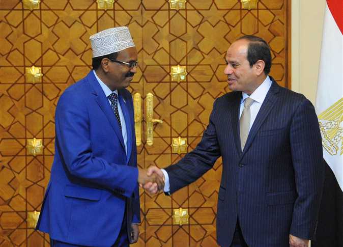 الرئيس عبد الفتاح السيسى يتسقبل نظريه السودانى
