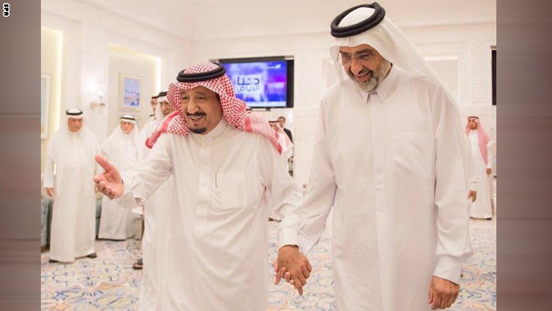 عبد الله الثاني والملك السعودي سلمان بن العزيز