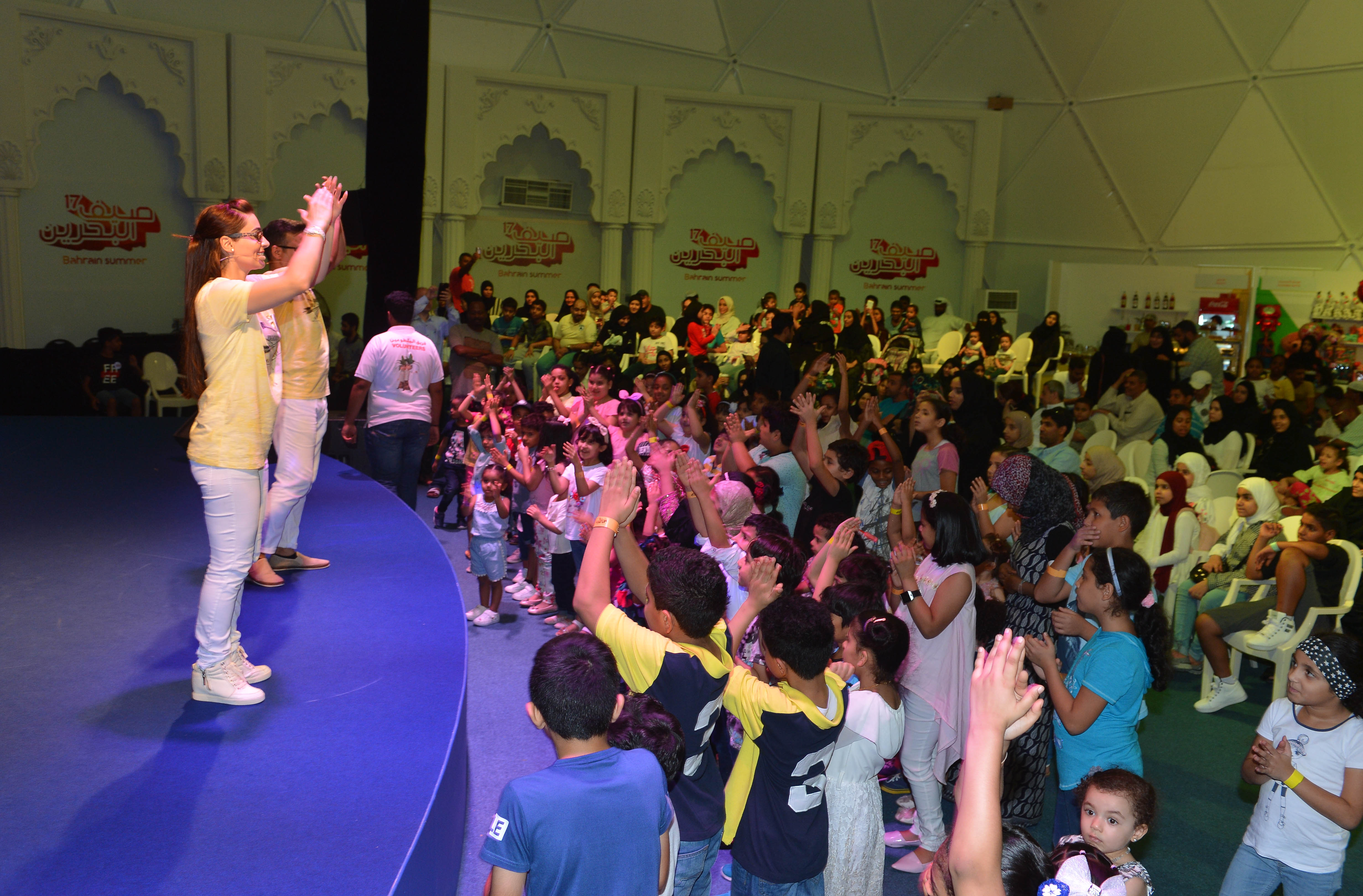 تفاعل الأطفال في مهرجان صيف البحرين 2017