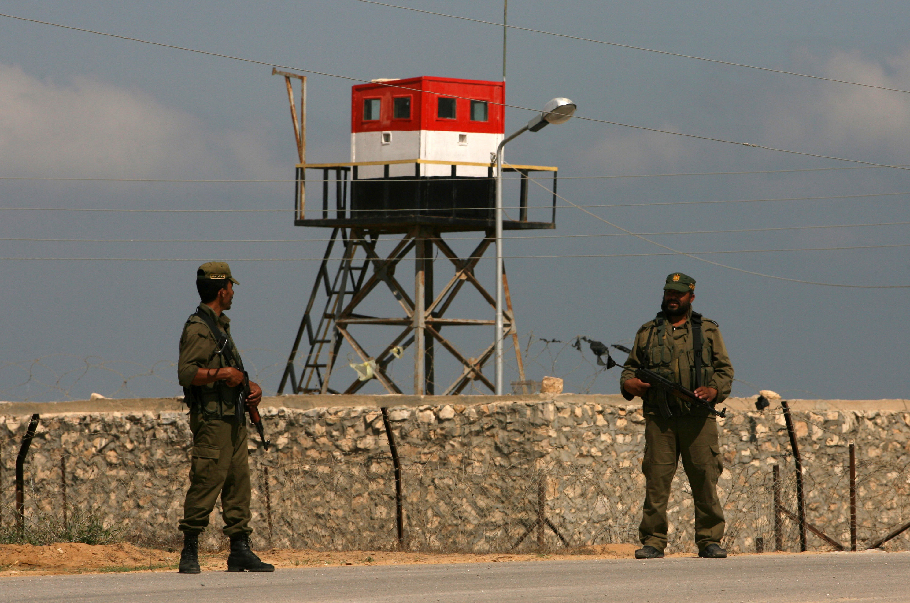 وحدات حماس على الحدود المصرية 
