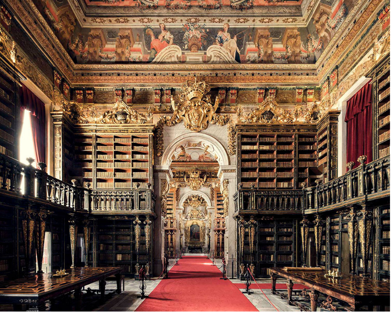 مكتبة جوانينا، كويمبرا، 1728