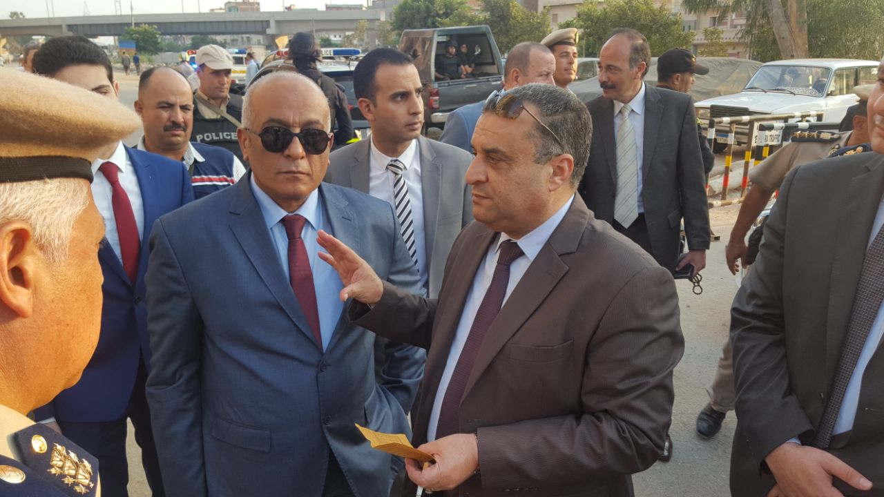 مساعد وزير الداخلية لغرب الدلتا يتفقد الخدمات الأمنية