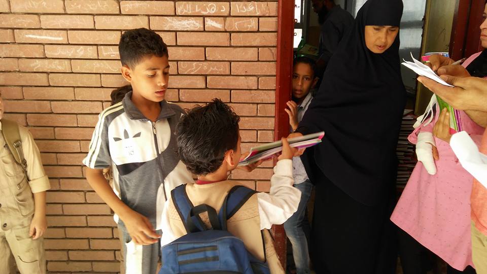 تهيئة تلاميذ الصف الأول الابتدائي بكفر الشيخ للبيئة المدرسة والاستعداد للعام الدراسي  (2)