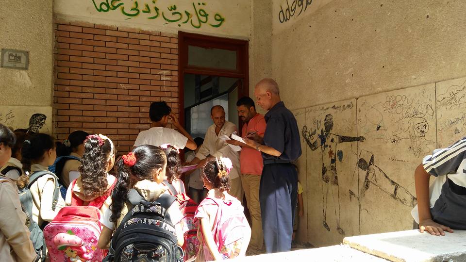 تهيئة تلاميذ الصف الأول الابتدائي بكفر الشيخ للبيئة المدرسة والاستعداد للعام الدراسي  (4)