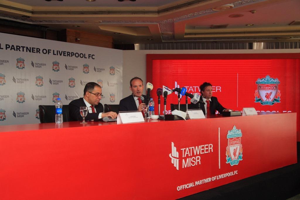 انطلاق الشراكة بين شركة تطوير مصر ونادي ليفربول الإنجليزي (1)
