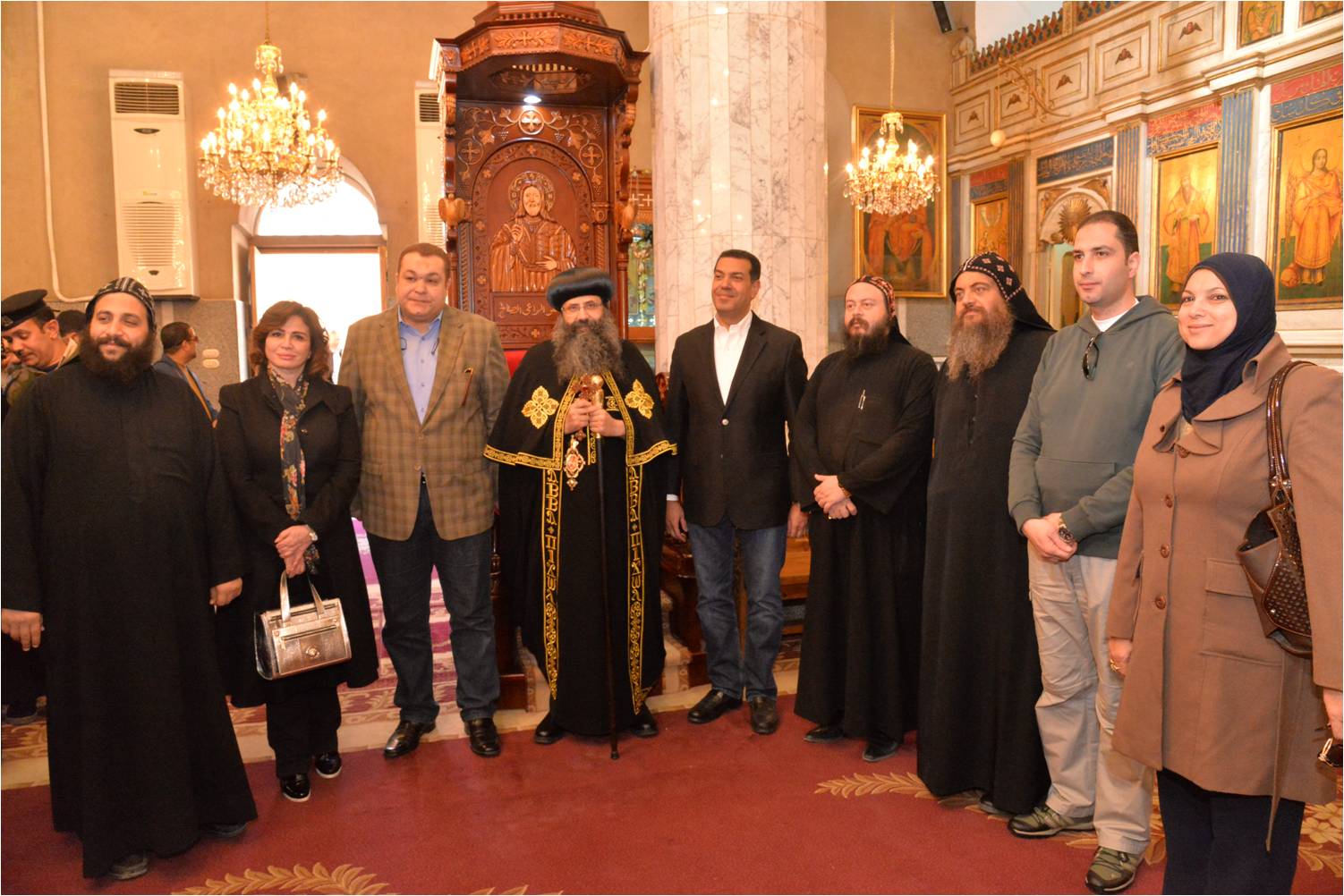 زيارة محافظ أسيوط وفنانين لمسار رحلة العائلة المقدسة ـ الدير المحرق والعذراء (4)