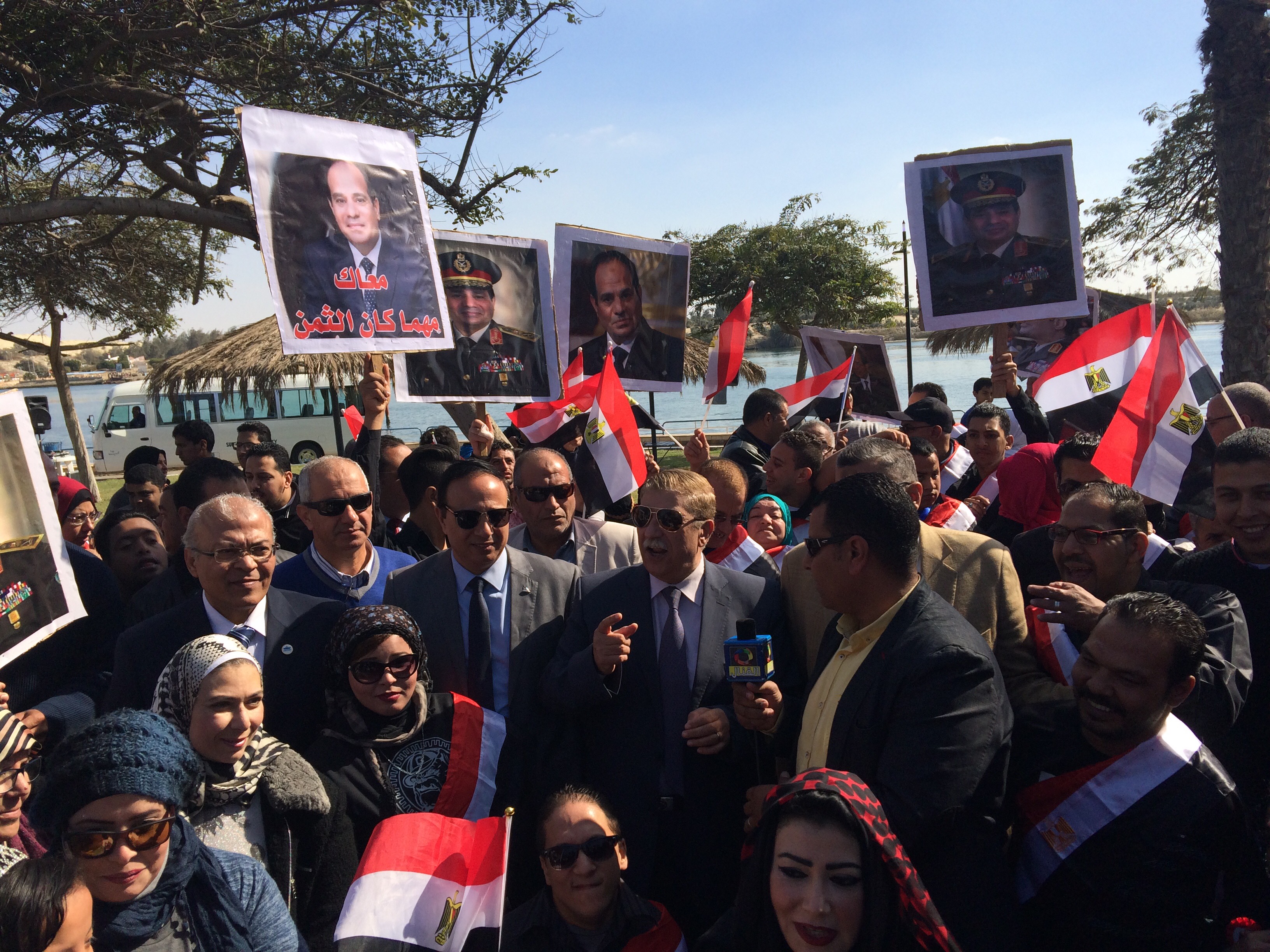 مسيرة تأييد للرئيس عبد الفتاح السيسي (3)