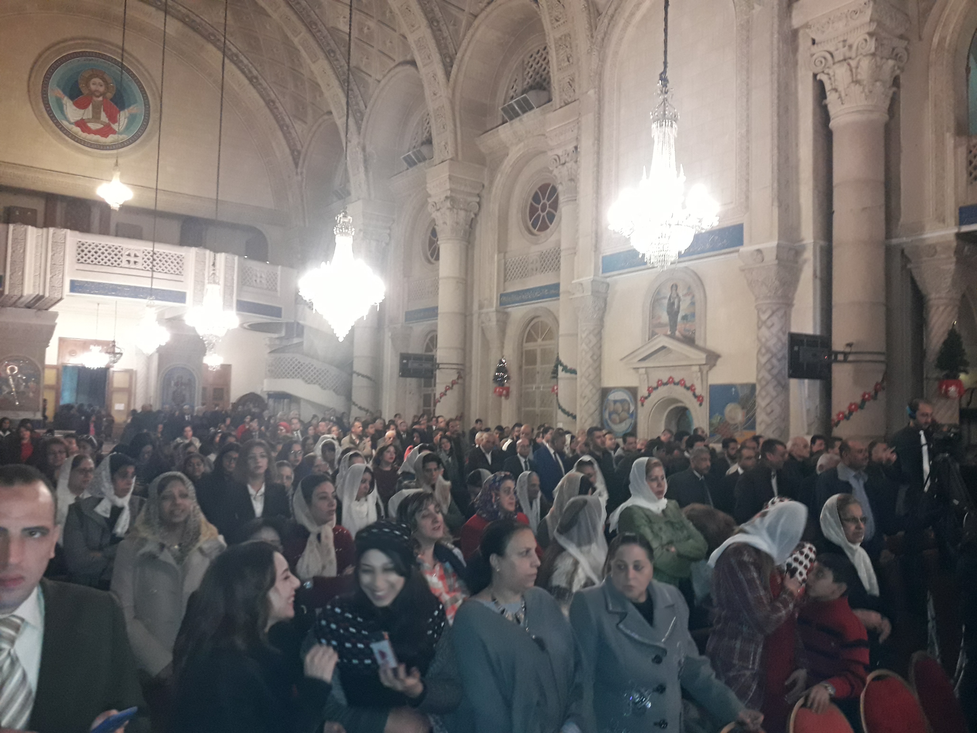  قداس عيد الميلاد بالكنيسة المرقسية بالإسكندرية (1)