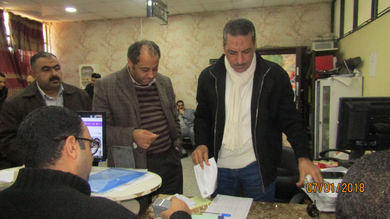 4- جانب من تقديم اوارق الترشح في انتخابات المهندسين باسيوط