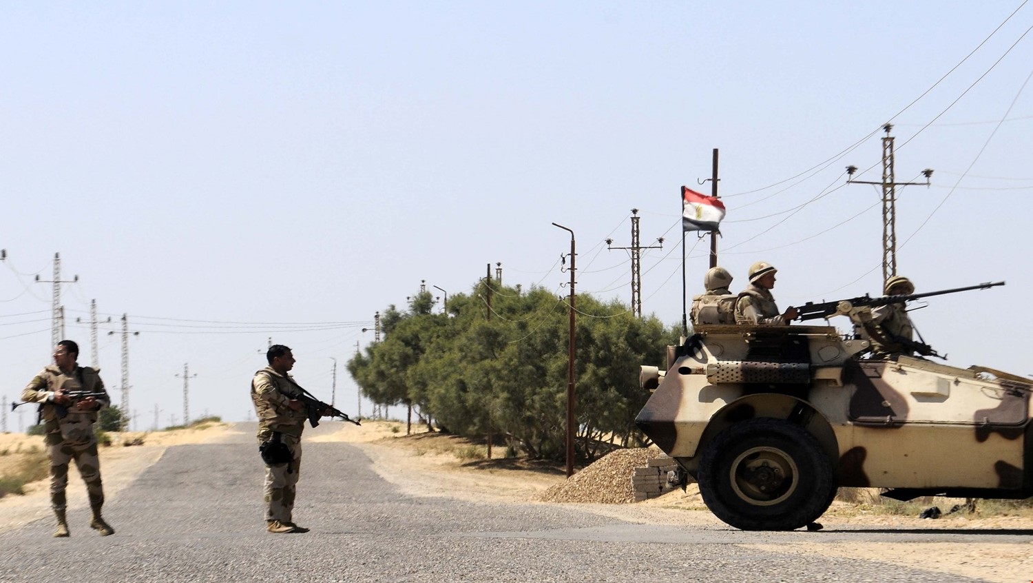 قوات إنفاذ القانون تفرض السيطرة على سيناء