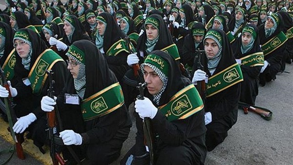 قوات نسائية من الباسيج الايراني