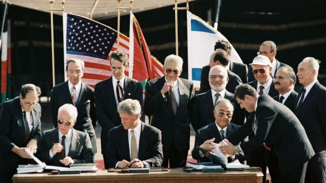 اتفاقية 1994 وادي العربة بين إسرائيل والأردن