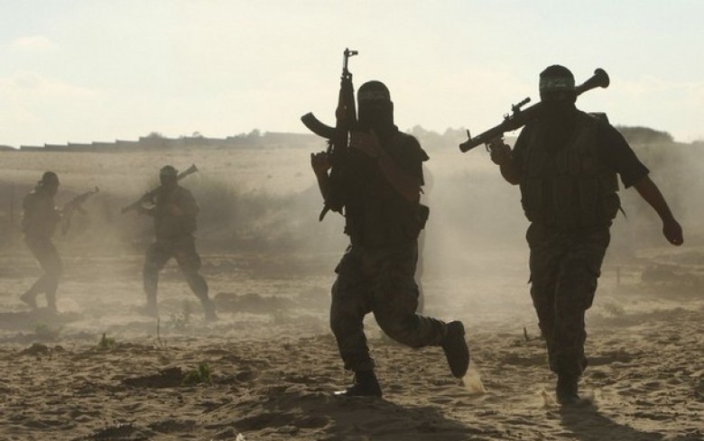 تدريب عسكري في قطاع غزة