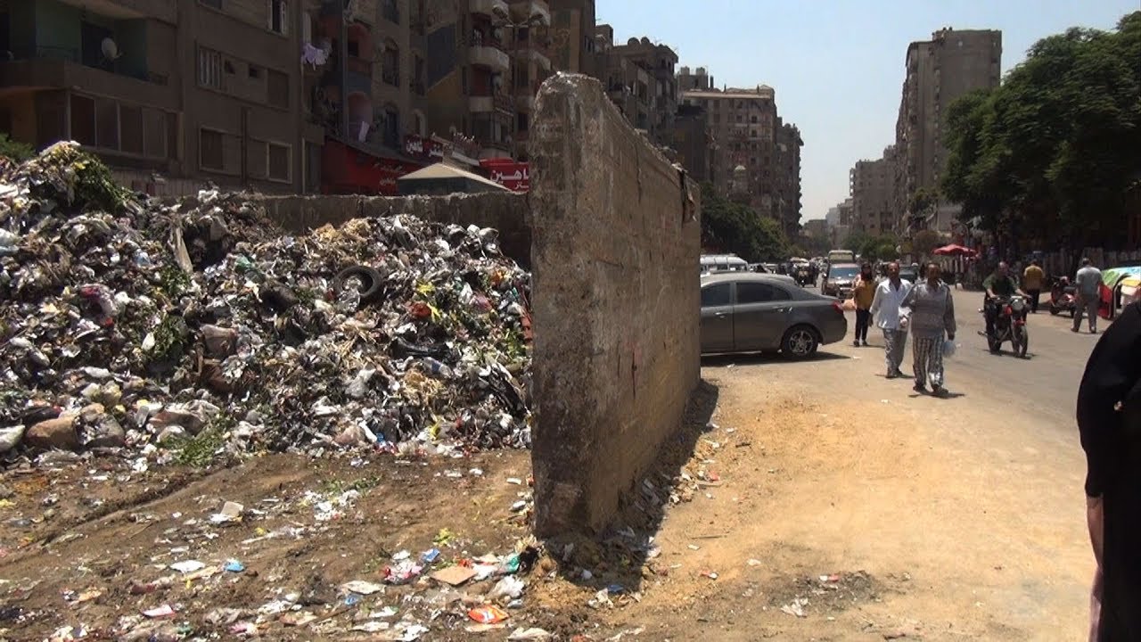 مقالب زبالة وسط القاهرة