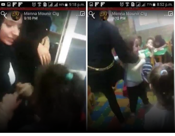 مدرسة تعتدى بالضرب على طفلة فى حضانة