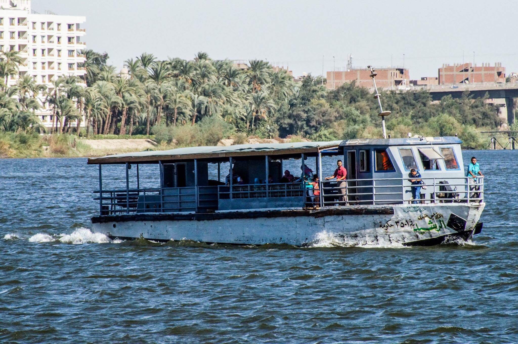 نقل البضائع عبر النيل