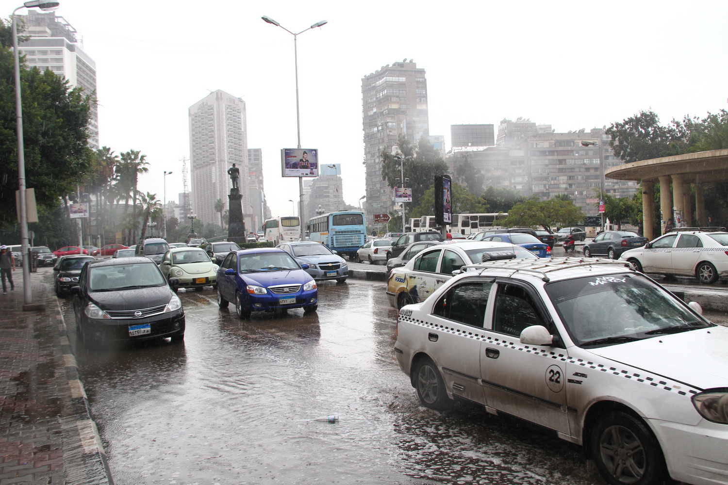 امطار في القاهرة