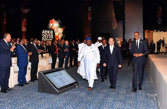 الرئيس عبد الفتاح السيسي في منتدى أفريقيا 2018 (3)