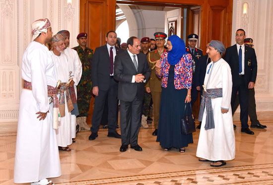 زيارة الرئيس السيسى لسلطنة عمان (14)