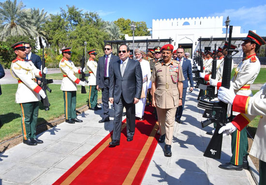زيارة الرئيس السيسى لسلطنة عمان (12)