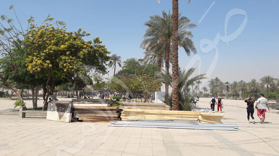 معابد الكرنك تستعد لاستقبال حفل ختام الأقصر عاصمة الثقافة العربية (5)