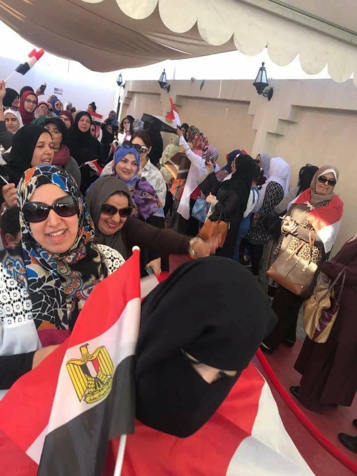 المرأة المصرية فى أنتخابات الرئاسة بالخارج (2)