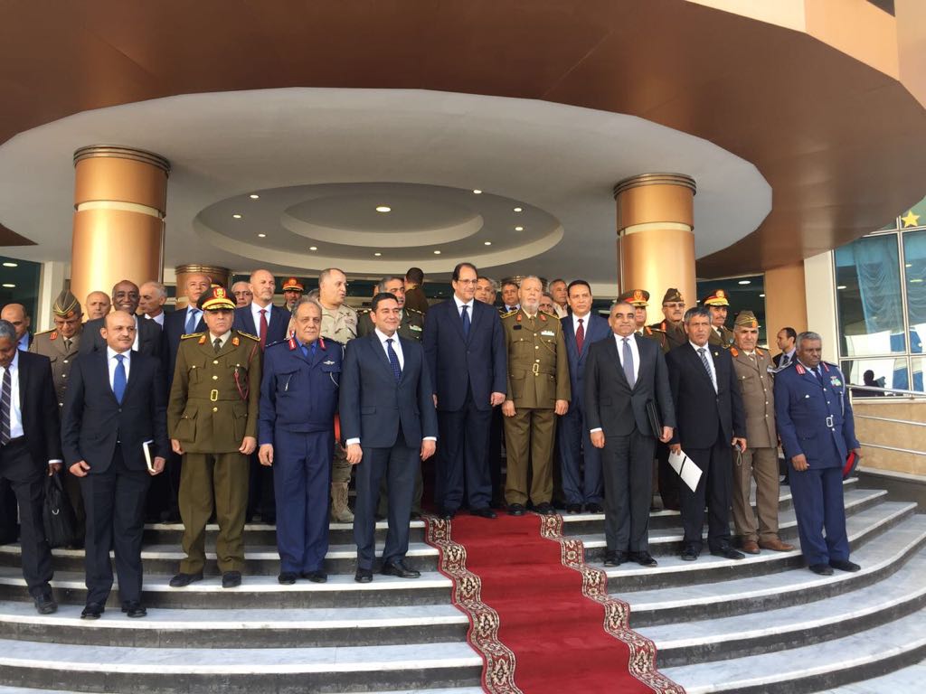 العسكريون الليبيون في اجتماع القاهرة