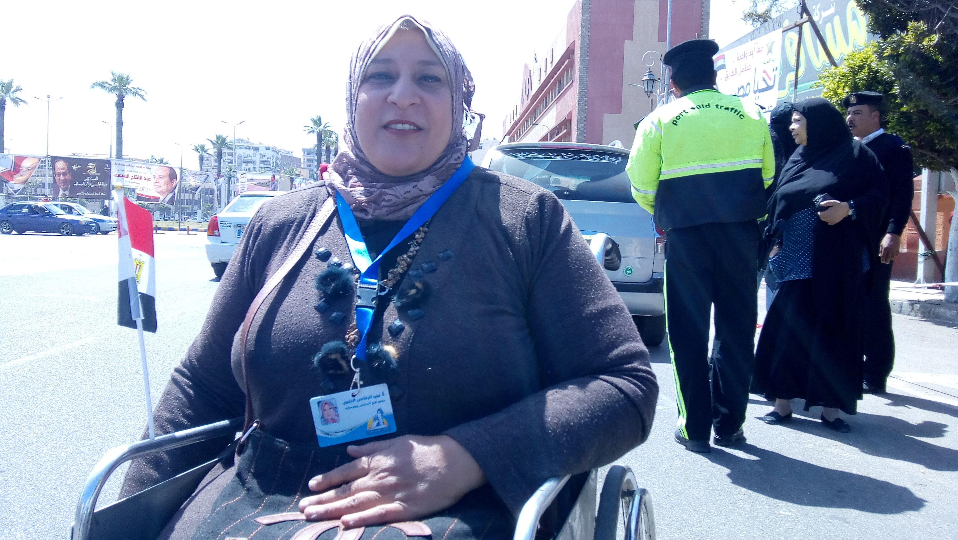 عبير الجابرى بطلة رفع الأثقال للمعاقين ببورسعيد