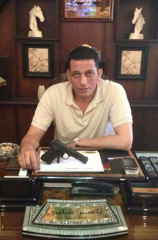 العقيد ياسر شلبى مفتش الأمن العام بشمال سيناء