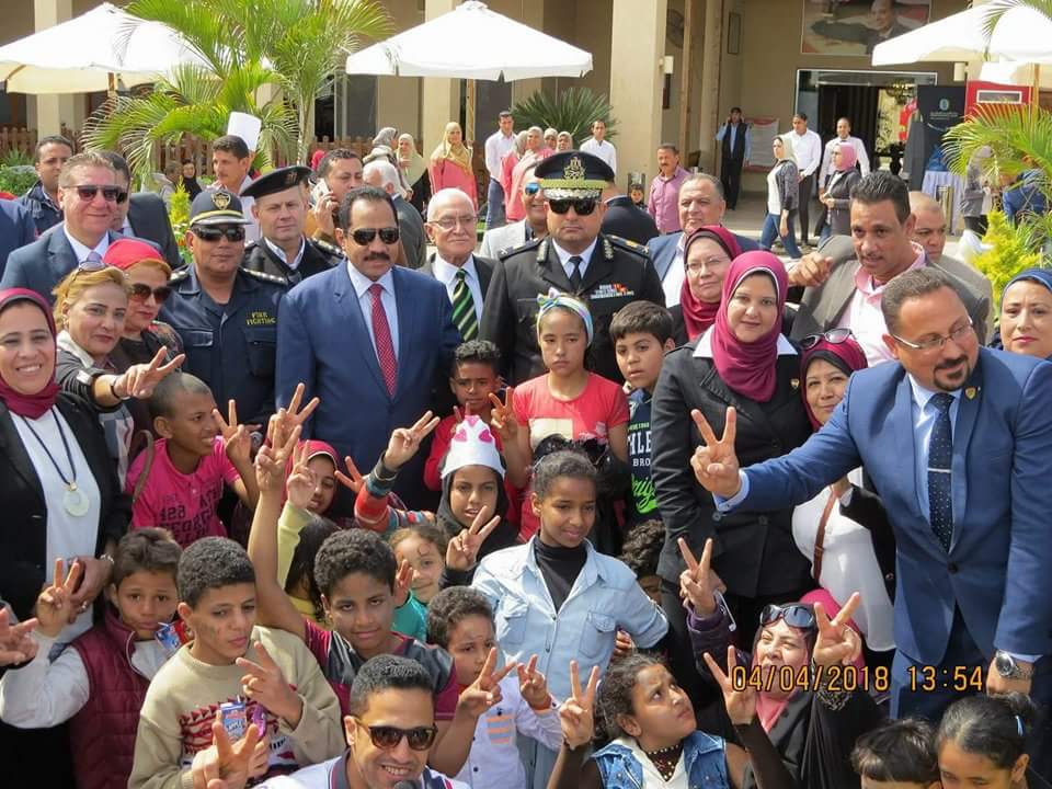 مديرية أمن الإسكندرية تحتفل بـ 500 طفل بمناسبة عيد اليتيم  (1)
