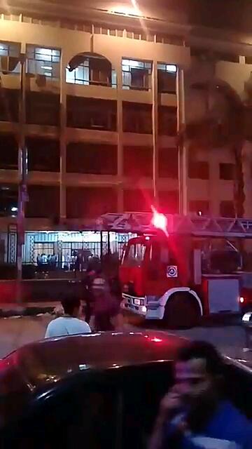 حريق مستشفي جامعة الزقازيق (8)
