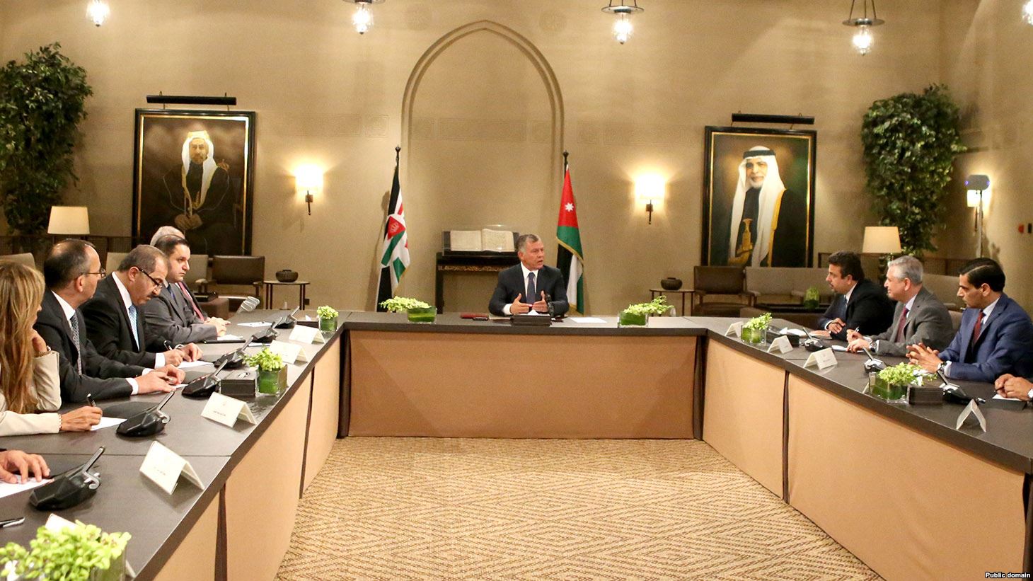 اجتماع ملك الأردن برؤساء تحرير الصحف