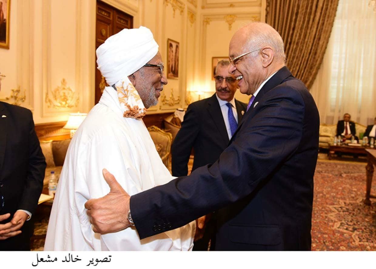 على عبد العال ورئيس المجلس الوطنى السودانى