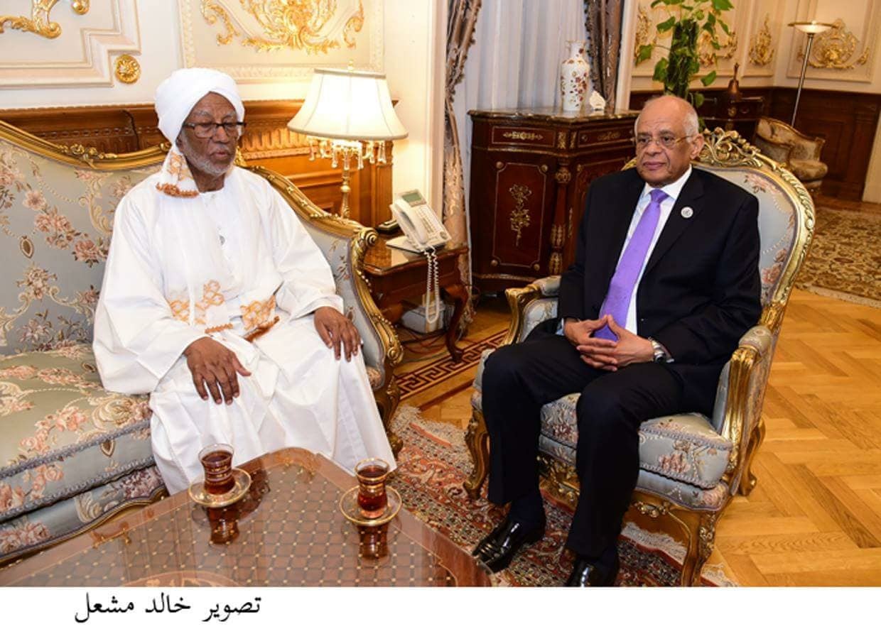 على عبد العال ورئيس المجلس الوطنى السودانى