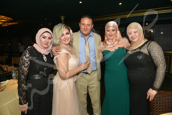 حفل زفاف الإعلامى توفيق عكاشة على المذيعة حياة الدرديرى بحضور الأهل والأقارب (1)