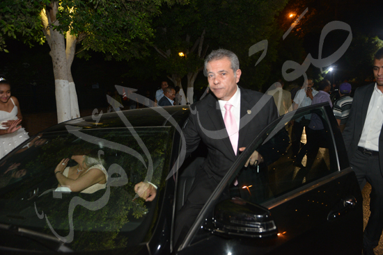 حفل زفاف الإعلامى توفيق عكاشة على المذيعة حياة الدرديرى بحضور الأهل والأقارب (7)