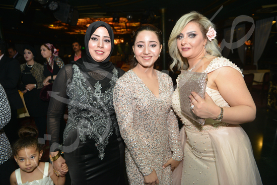 حفل زفاف الإعلامى توفيق عكاشة على المذيعة حياة الدرديرى بحضور الأهل والأقارب (3)