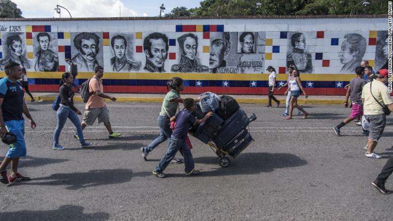 الهروب الكبير من فنزويلا