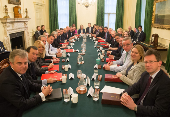اجتماع الحكومة البريطانية