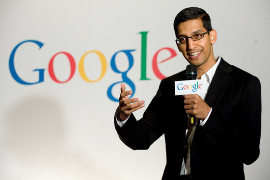 ساندر بيتشاي الرئيس التنفيذي لشركة جوجل copy