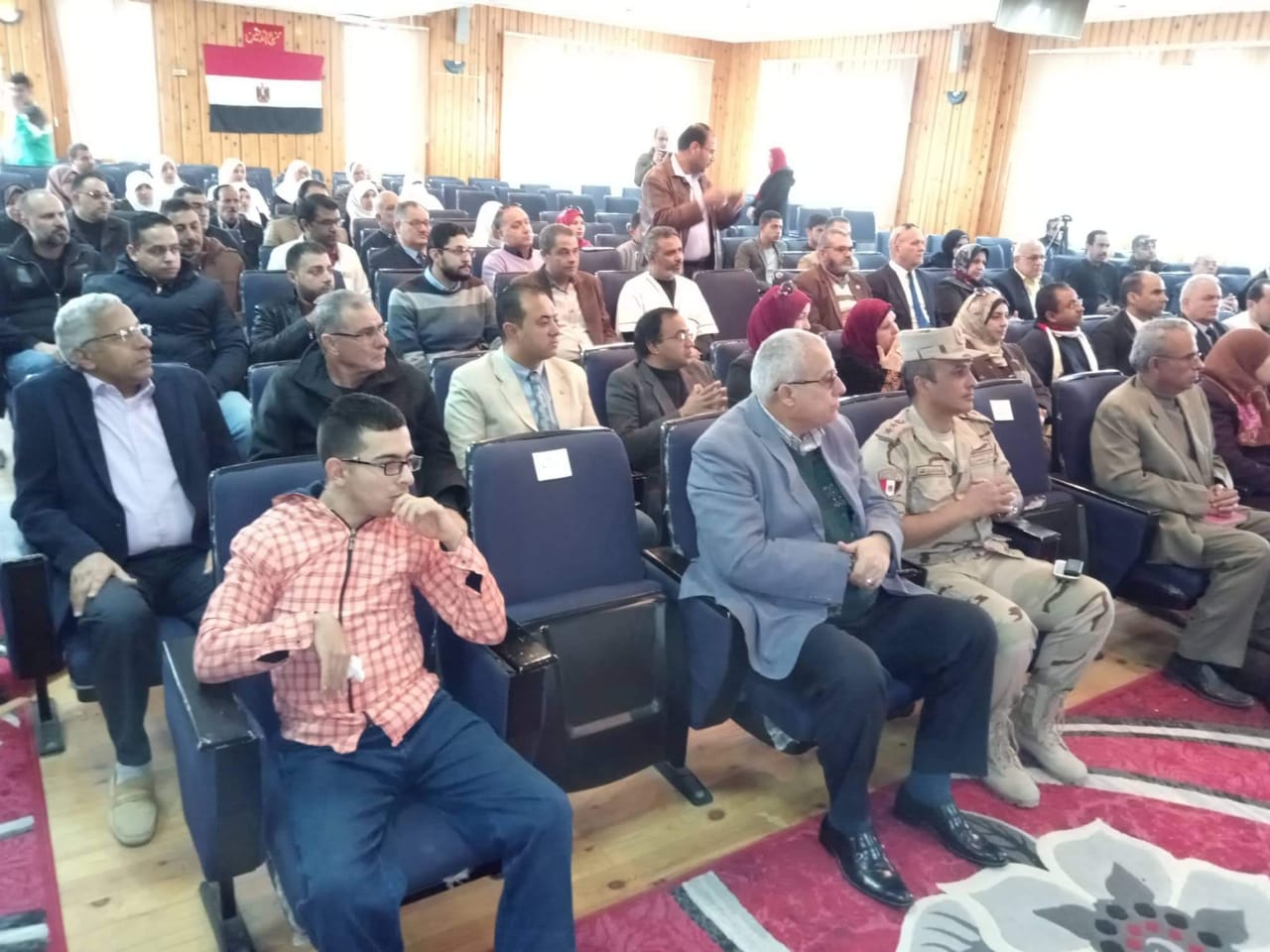 حفل تكريم اتحاد الصحفيين والمراسلين بسيناء الكادر الطبي بمستشفى العريش (11)
