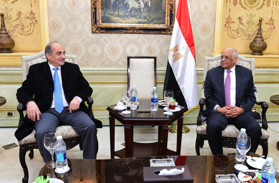 علي عبد العال مع ورئيس مجلس النواب القبرصي (4)