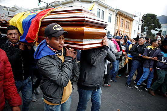 أعمال عنف سادت العاصمة كيتو خلال الأيام الماضية